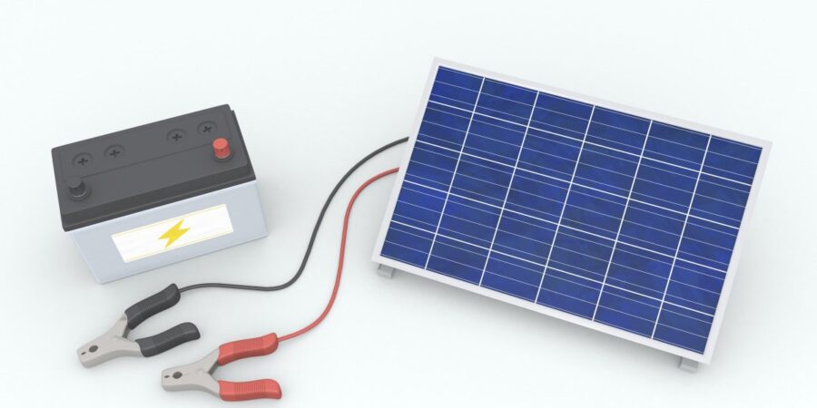 Solar Panel and Battery